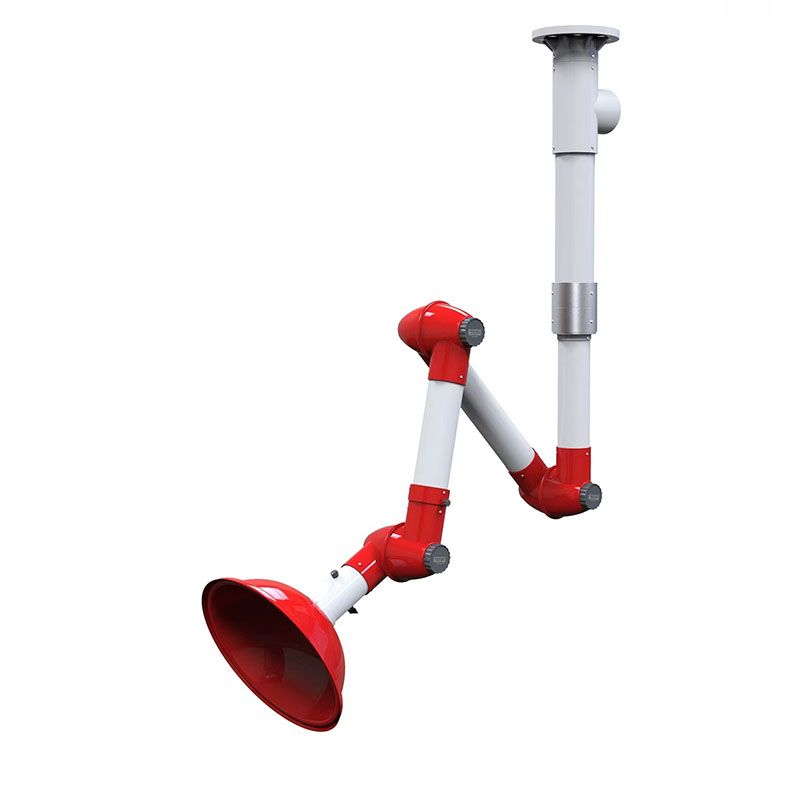 山東實驗室設(shè)備PP萬向吸風罩鋁合金吸氣抽氣罩